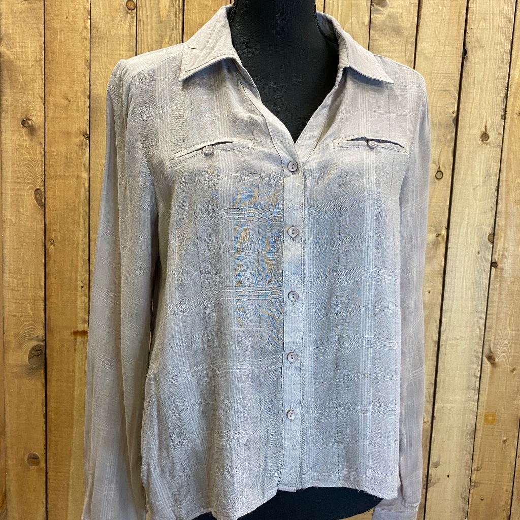 Monoreno Button Down Top